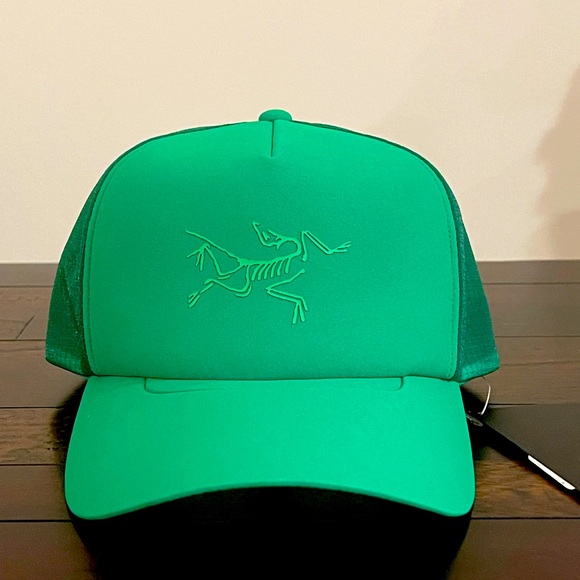 Arcteryx Bird Trucker Hat Green - Picture 7 of 11
